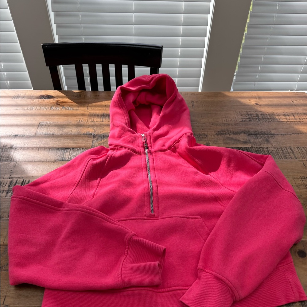 Women’s lululemon oversized scuba Half-Zip Hoodie cropped
